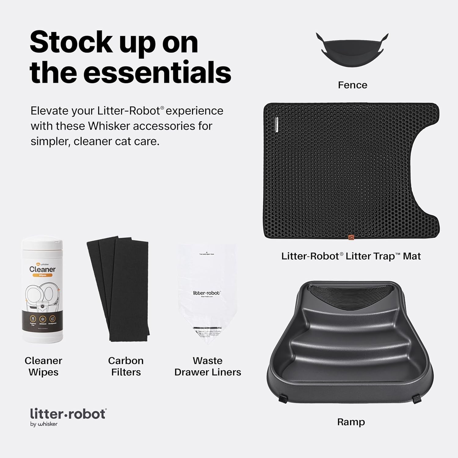 Litter-Robot 3 Connect by , Grey - Automatic, Self-Cleaning Cat Litter Box, Helps Reduce Litter Box Odors, Works with Almost Any Clumping Litter, care 1-Year Warranty