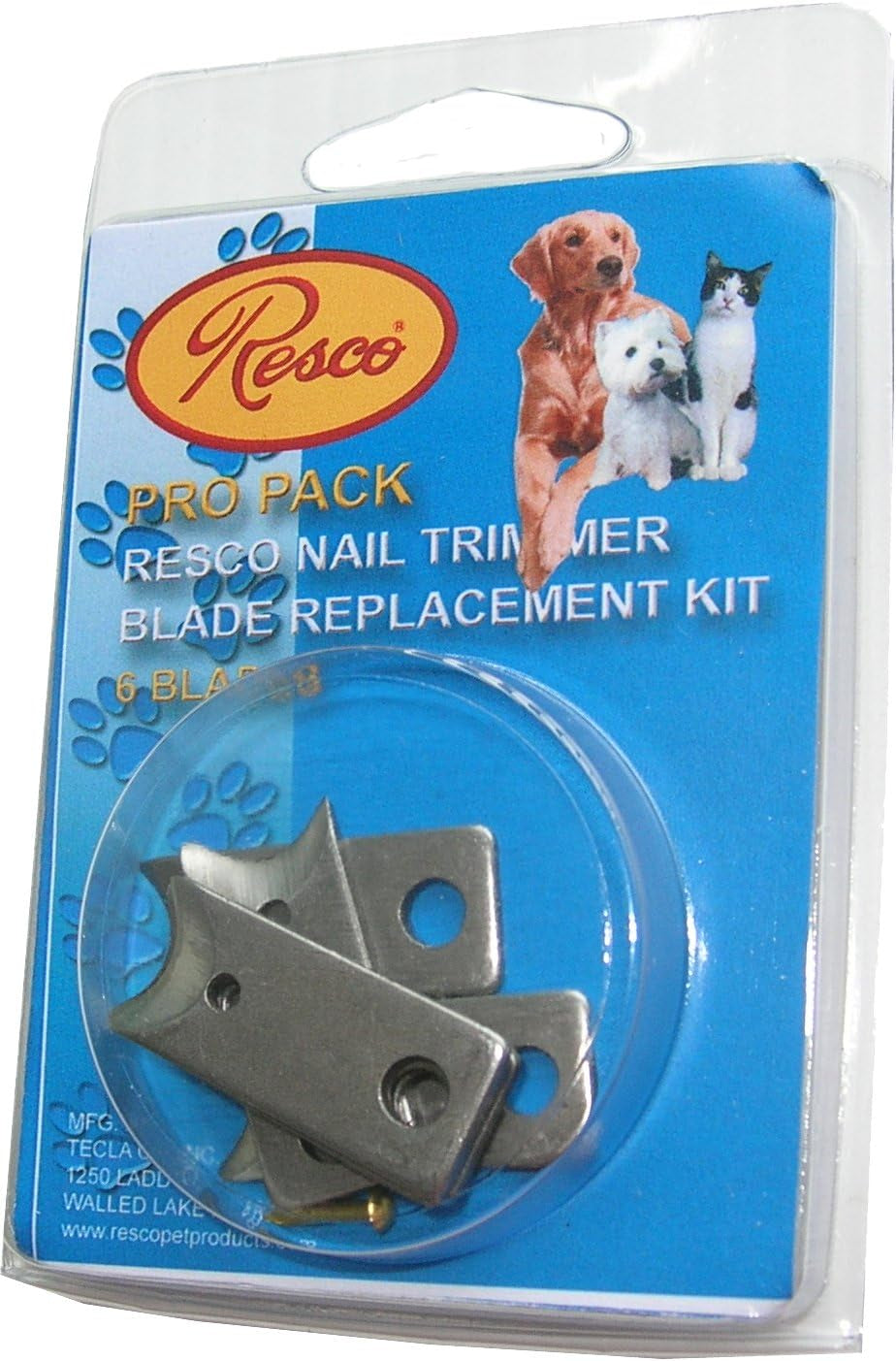 Pro Pack, 6 Blade Replacement Nail Clipper Blades, Fits in All  Guillotine Trimmers