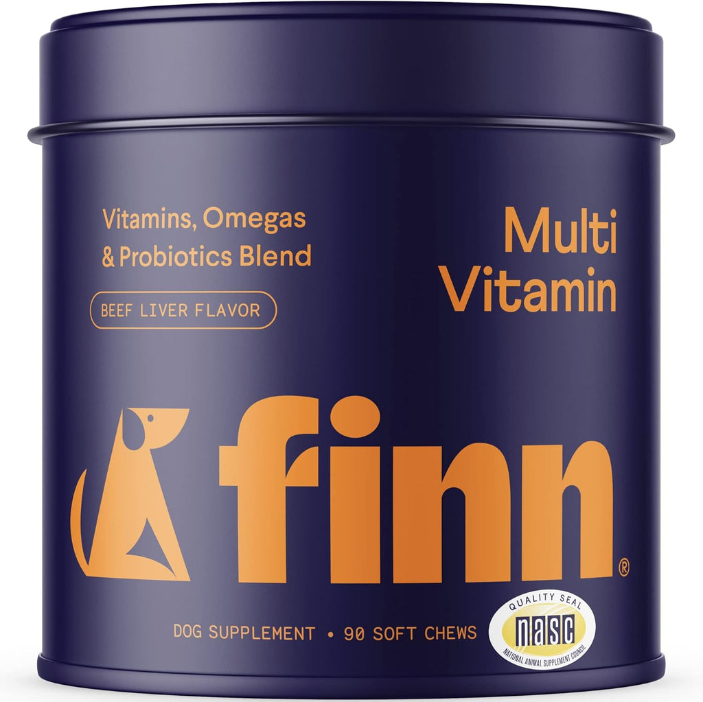 All-In-1 Multivitamin for Dogs - Daily Multi with Probiotics, Omegas & Nutrients to Support Everyday Wellness - 90 Soft Chews