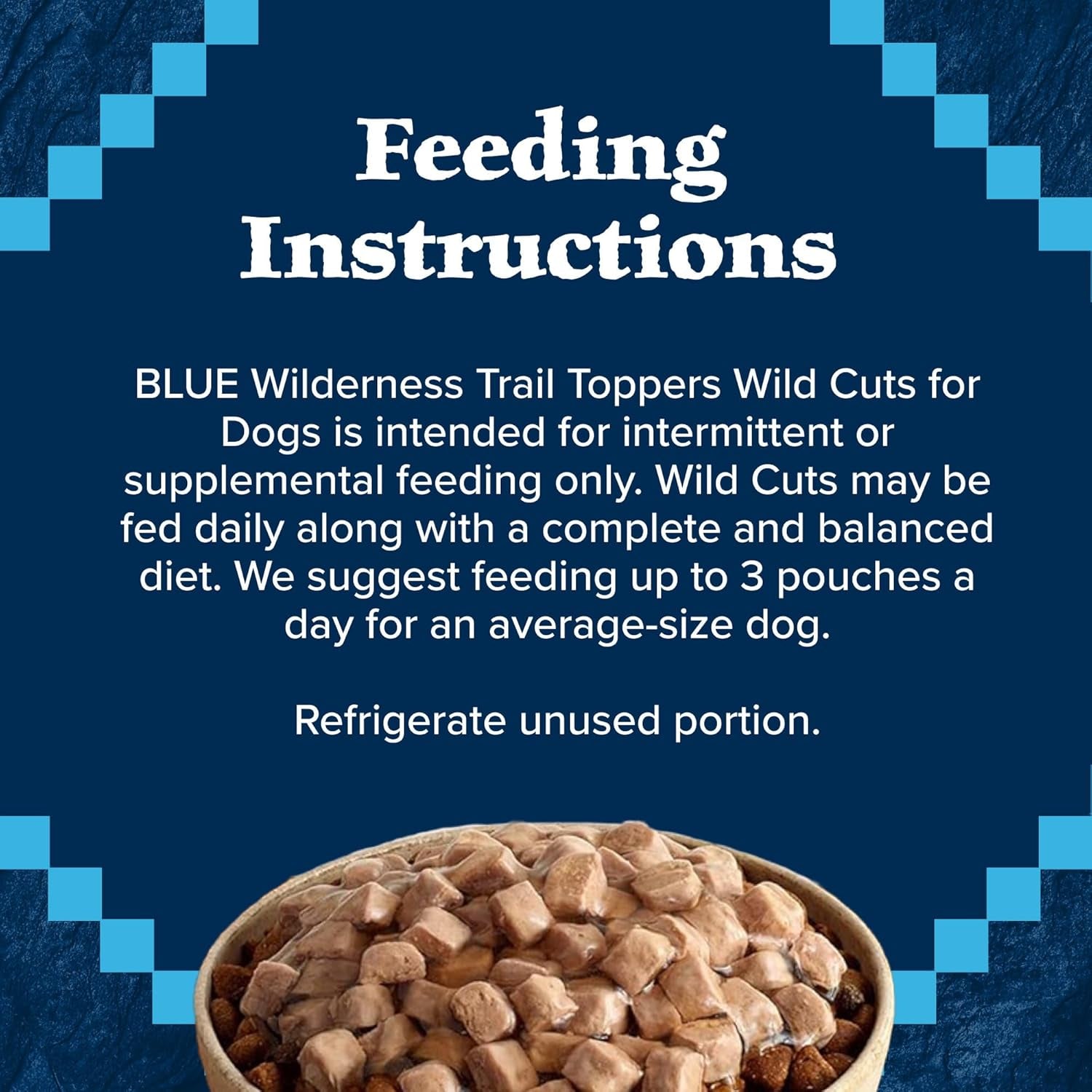 Wilderness Trail Toppers Wild Cuts Wet Dog Food Variety Pack, High-Protein & Grain-Free, Made with Natural Ingredients, Chicken and Beef Flavors, 3-Oz Pouches, (12 Count, 6 of Each)