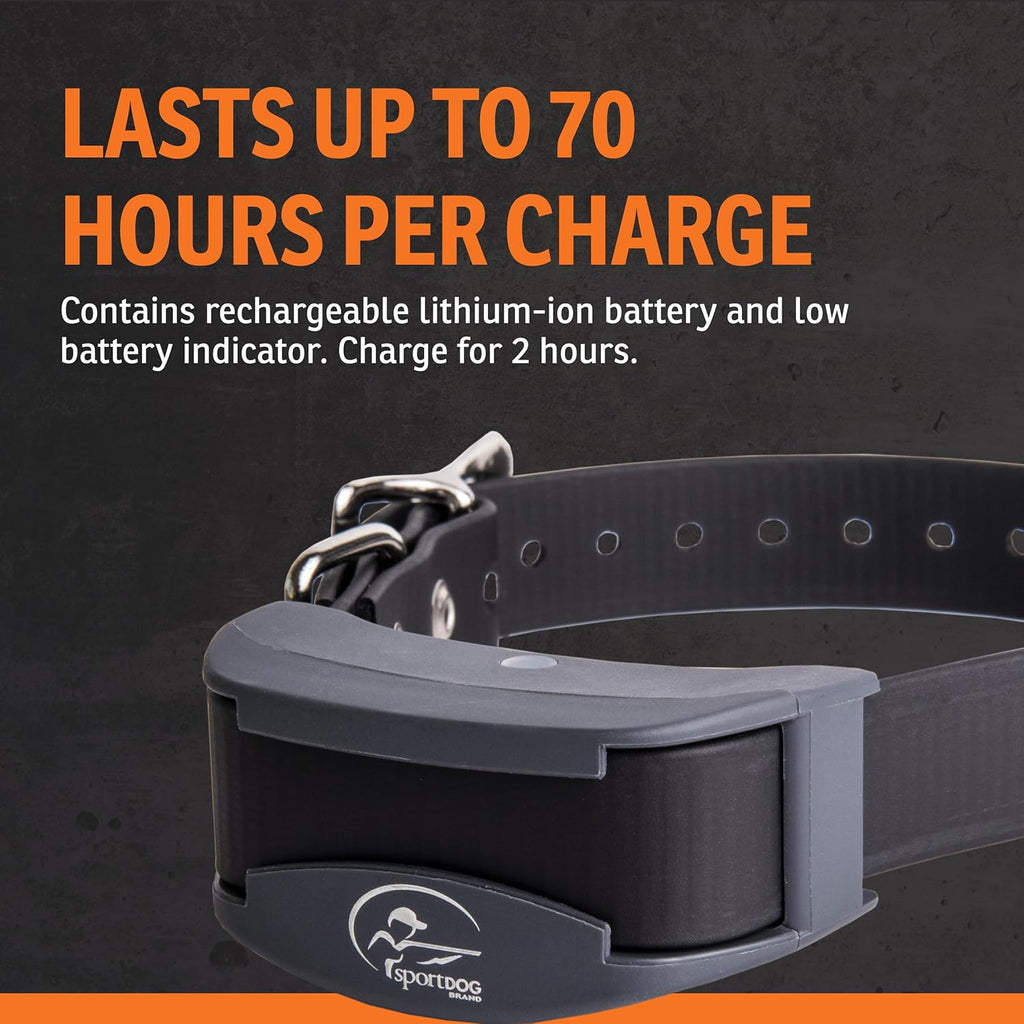 Sporthunter 825X - Remote Training Collar - Half-Mile Range Trainer - Waterproof Dog E-Collar - Quick-Charge Battery - Static, Vibration, & Tone Modes