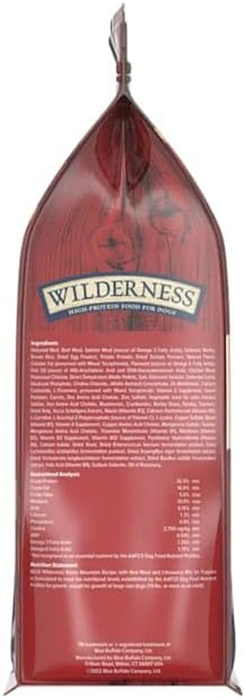 Wilderness Rocky Mountain Recipe High-Protein Dry Puppy Food with DHA, Made in the USA with Natural Ingredients plus Wholesome Grains, Red Meat, 4.5-Lb. Bag