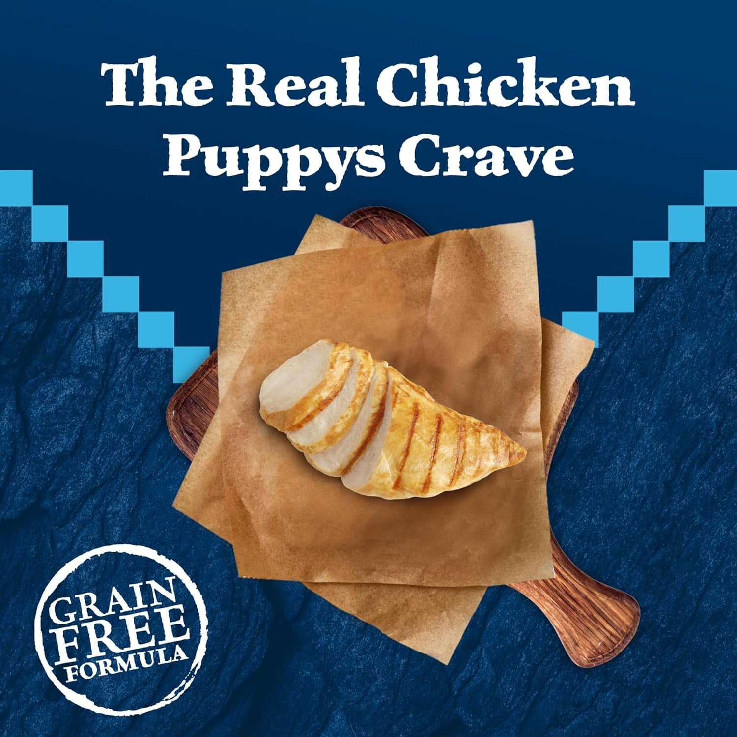 Wilderness Puppy High-Protein Dry Dog Food with Real Chicken, Grain-Free, Made in the USA with Natural Ingredients, Chicken, 24-Lb Bag