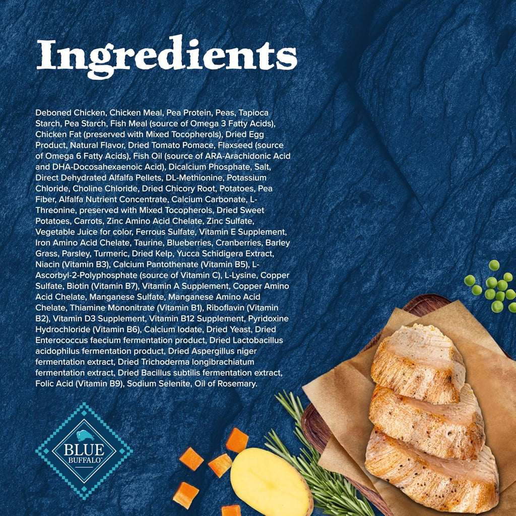 Wilderness Puppy High-Protein Dry Dog Food with Real Chicken, Grain-Free, Made in the USA with Natural Ingredients, Chicken, 24-Lb Bag