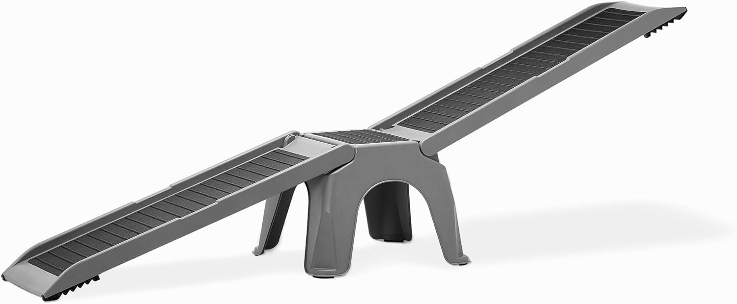 Petramp - Non-Slip, Portable Dog Ramp for Large Dogs to 300 Pounds, 67" X 15" - Traction Grip Ramp, Easy Access for Pets to Car, SUV, Truck, Bed, Couch & Other Home Areas