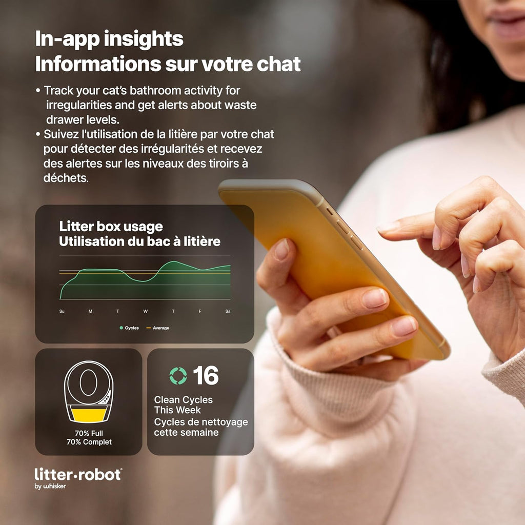 Litter-Robot 3 Connect by , Beige - Automatic, Self-Cleaning Cat Litter Box, Helps Reduce Litter Box Odors, Works with Almost Any Clumping Litter, care 1-Year Warranty