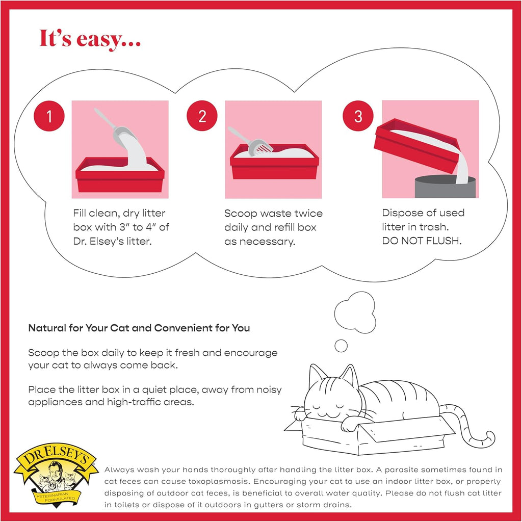 Premium Clumping Cat Litter - Cat Attract - 99% Dust-Free, Low Tracking, Hard Clumping, Superior Odor Control, Natural Herbal Attractant, Unscented & Natural Ingredients, 40 Lb