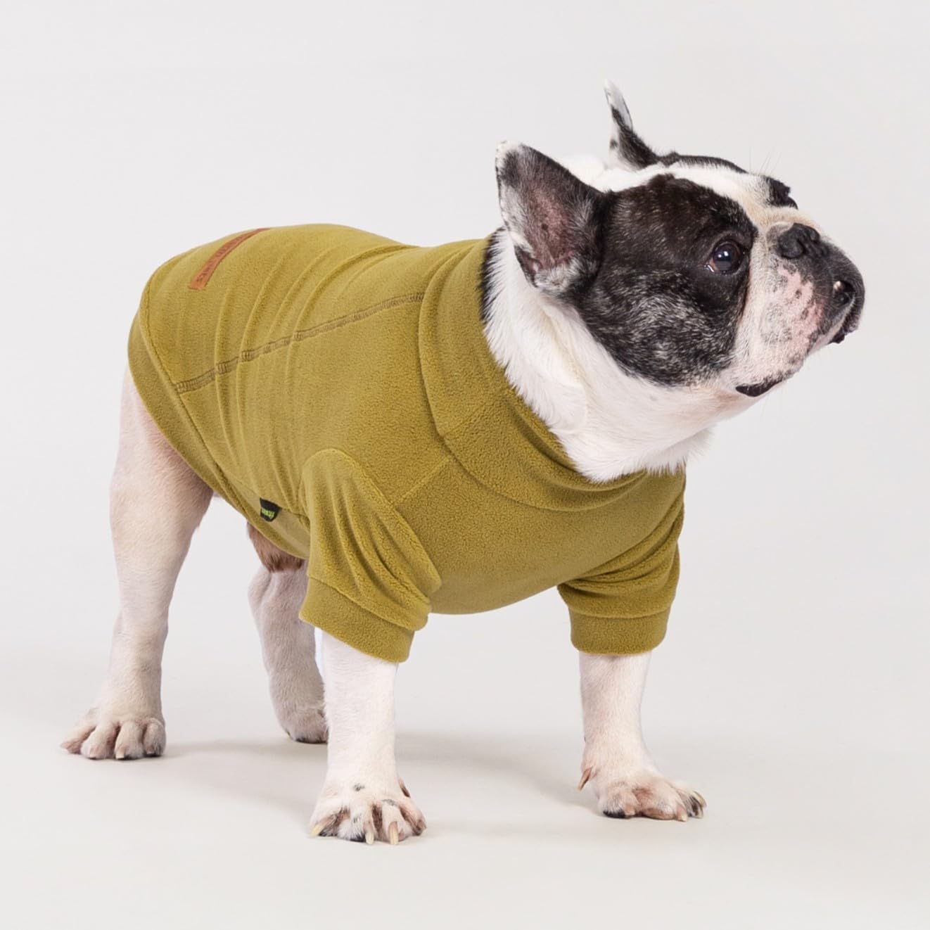 3 Pack Classic Fleece Dog Sweater, Winter Clothes for Small Dogs Boy Girl, Turtleneck Dog Sweatshirt, Pet Pullover Jumper, Cat Apparel, Black, Olive Green, Cream, Large