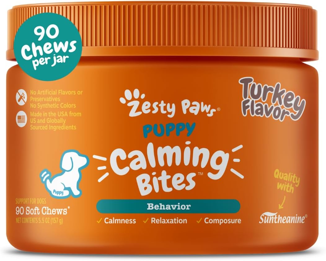 Calming Chews for Dogs Composure & Relaxation for Everyday Stress & Separation Peanut Butter 90 Count
