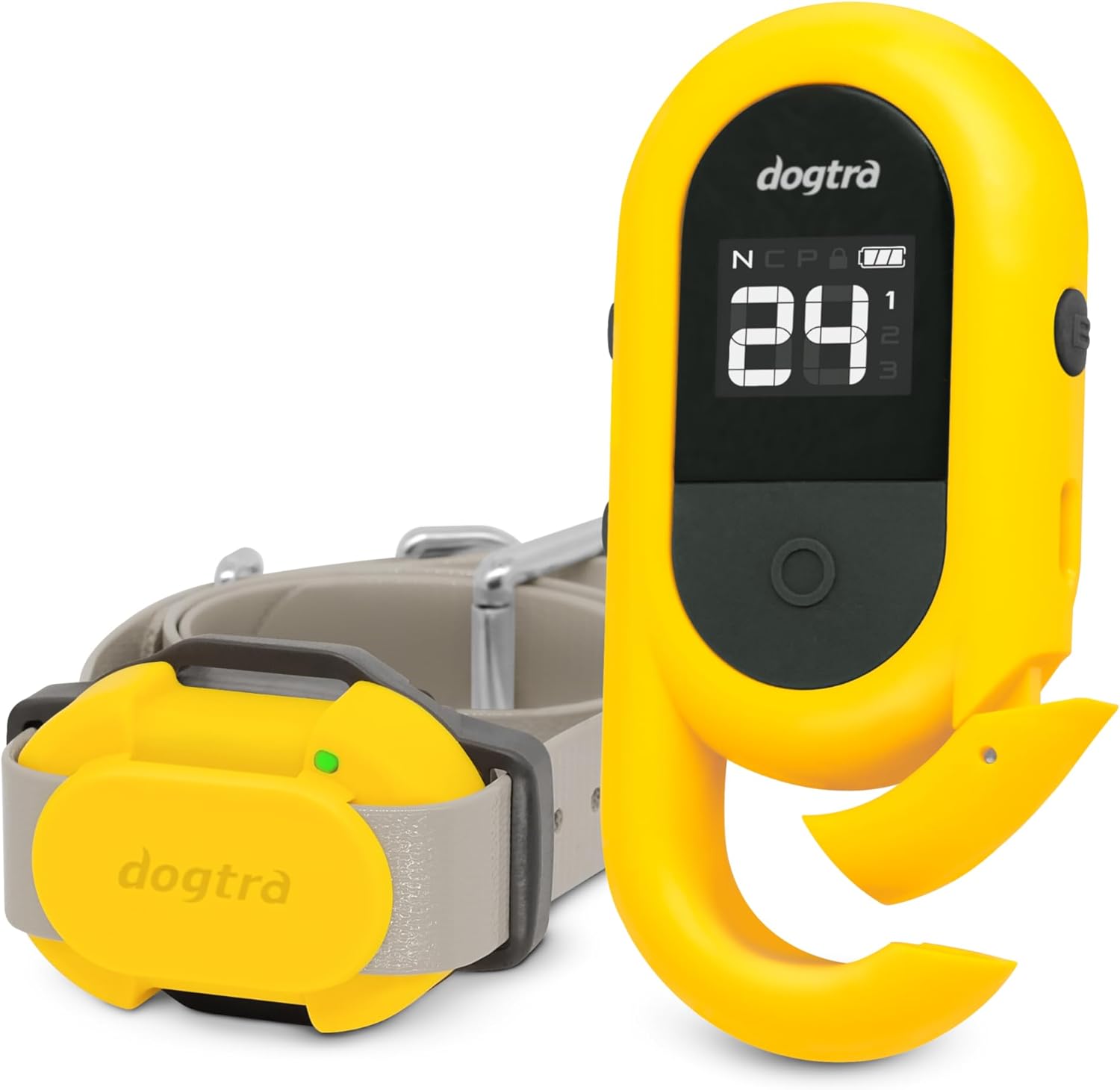 CUE Green – E-Collar for Dogs Training Collar with Remote – Training Made Easy for Everyday Dog Owners – Gentle Vibration, Custom Boost, Waterproof, Rechargeable, 400-Yard Range System