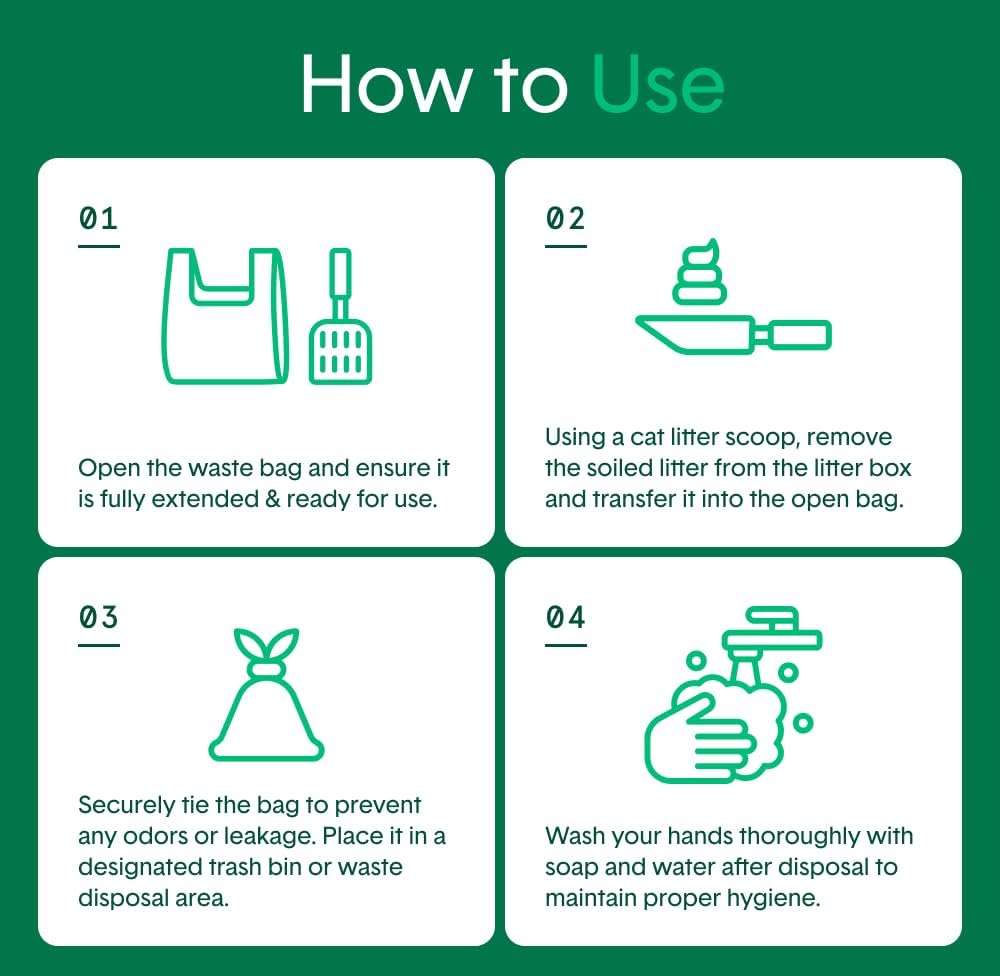 Boxie Eco 100% Compostable Scoop & Tie Pet Waste Bags, 150 Count, Leak-Proof, Easy-To-Tie Handles, Durable Corn Starch, Multi-Pet Friendly, Eco-Friendly for Cat Litter & Dog Waste (Pack of 2)