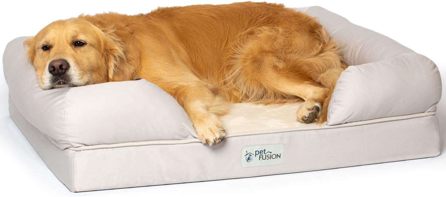 Ultimate Dog Bed, Orthopedic Memory Foam, Multiple Sizes and Colors, Medium Firmness Pillow, Waterproof Liner, YKK Zippers, Breathable 35% Cotton Cover