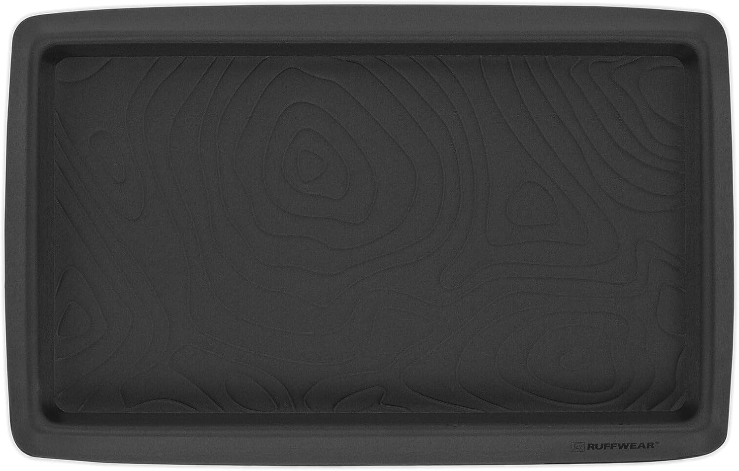 , Basecamp Dog Food Mat – Waterproof, Non-Slip Grip, Adventure-Ready Dog Mat for Food & Water, Fits 2 Bowls, Easy-To-Clean Silicone for Messy Drinkers & Floor Protection, Basalt Gray