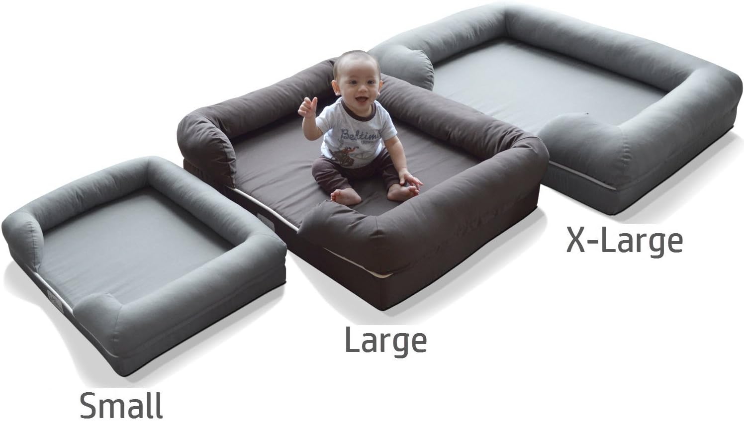 Ultimate Dog Bed, Orthopedic Memory Foam, Multiple Sizes and Colors, Medium Firmness Pillow, Waterproof Liner, YKK Zippers, Breathable 35% Cotton Cover