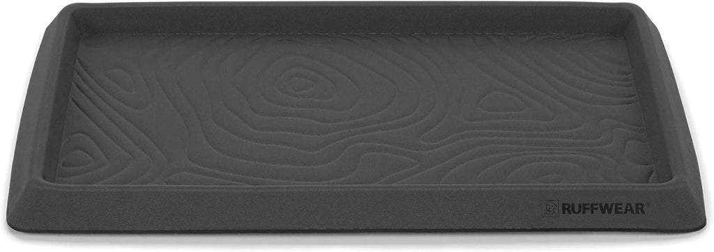 , Basecamp Dog Food Mat – Waterproof, Non-Slip Grip, Adventure-Ready Dog Mat for Food & Water, Fits 2 Bowls, Easy-To-Clean Silicone for Messy Drinkers & Floor Protection, Basalt Gray