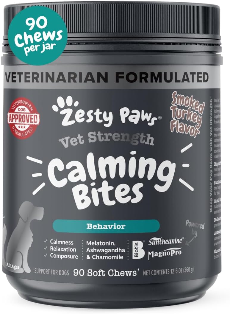 Calming Chews for Dogs Composure & Relaxation for Everyday Stress & Separation Peanut Butter 90 Count