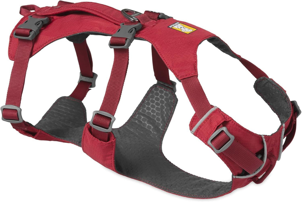 , Flagline Dog Harness, Lightweight and Reflective, No Pull Dog Lift Harness for Hiking, Running and Everyday Use, Red Rock, Large/X-Large