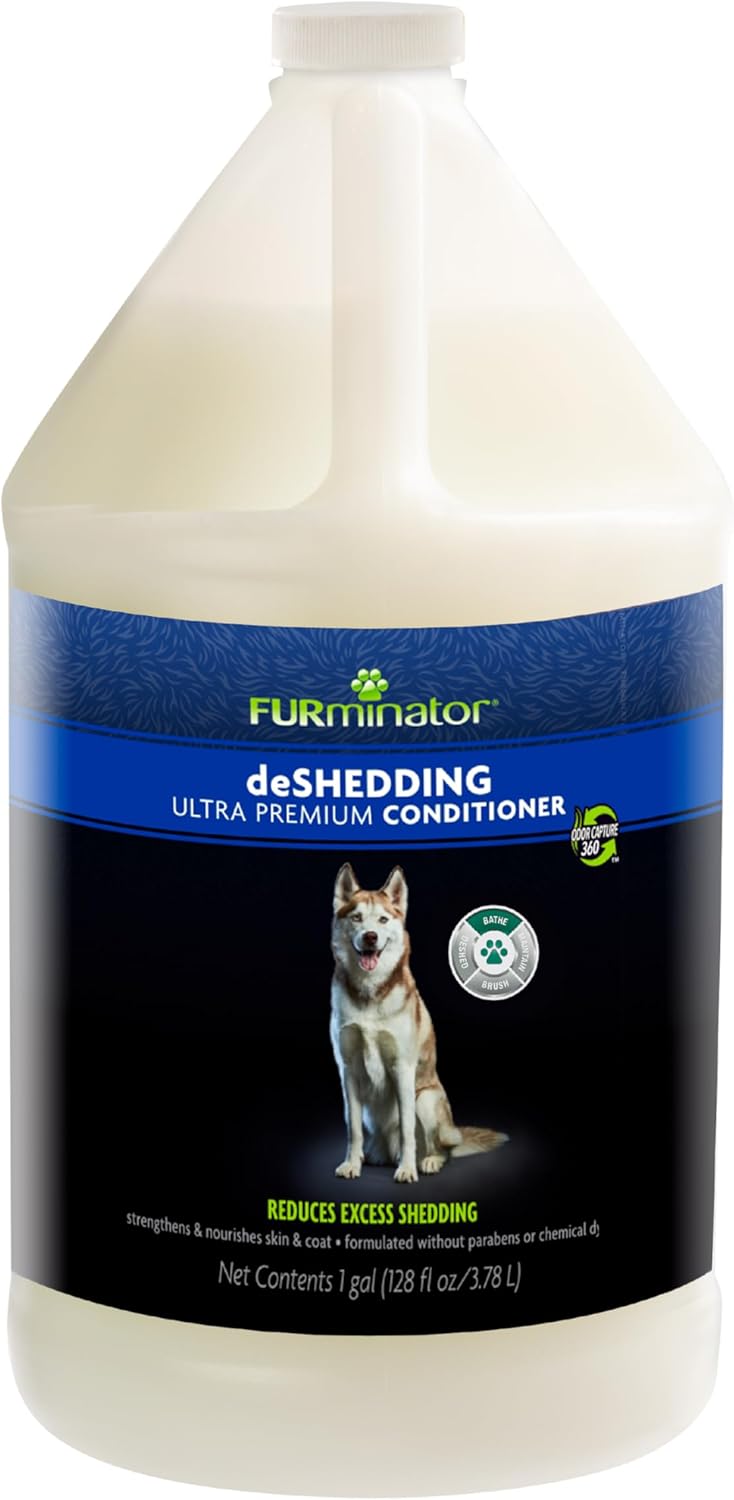 ® Deshedding Ultra Premium Conditioner for Dogs, 128 Oz, with Pump