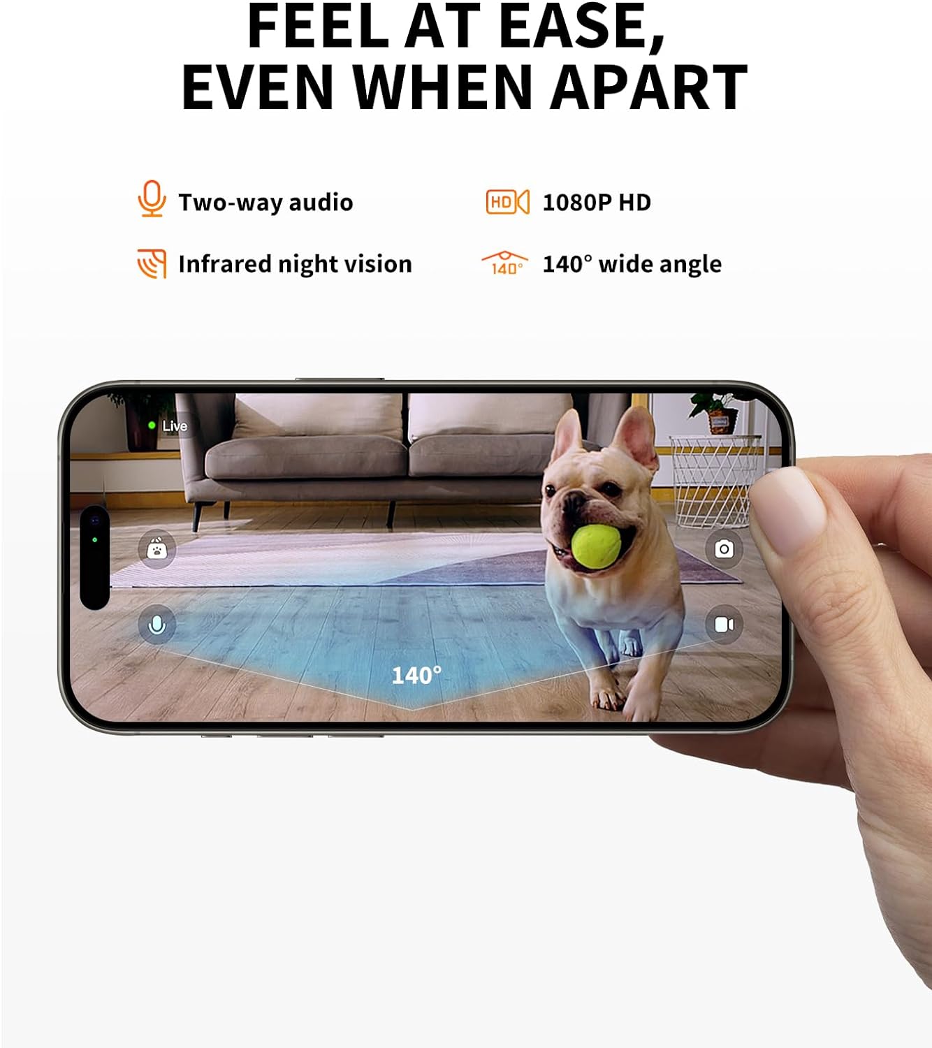 Automatic Cat Feeder with Camera, 1080P HD Video with Night Vision, 2.4G Wifi Pet Feeder for Cat & Small Dog, 2-Way Audio & Meal Call Pet Food Dispenser with Desiccant Bag, Motion Capturing