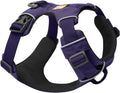 , Front Range Dog Harness, Reflective Soft Padded Everyday Harness with Dual Leash Clips, Adjustable and Lightweight Fit for Training or Walking for All Dogs, Purple Sage, Large/X-Large