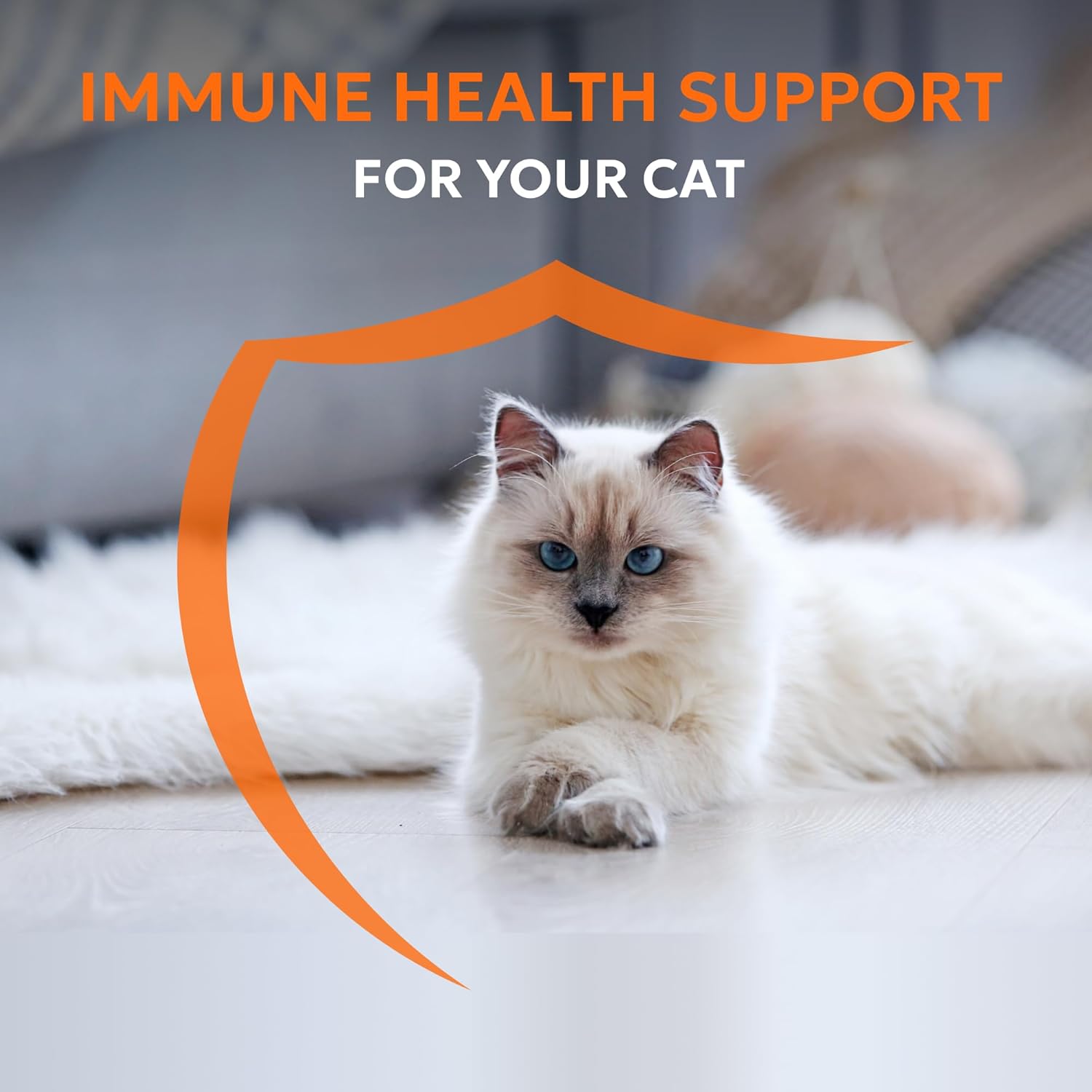 Imuquin Immune Health Supplement Powder for Cats, with Beta Glucans, with Astaxanthin, 30 Sprinkle Capsules