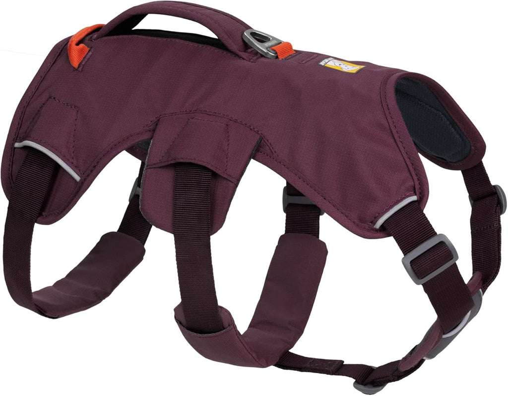 , Web Master, Multi-Use Support Dog Harness, Hiking and Trail Running, Service and Working, Everyday Wear, Purple Rain, Xx-Small