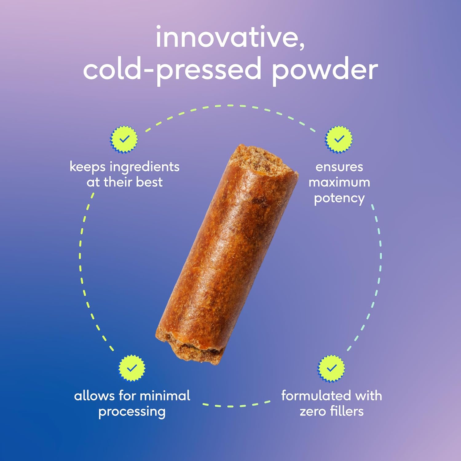 Gutwell Stress Support - Dog Anxiety Relief & Calming Treats - Tasty Food Topper for Dog Stress and Anxiety Relief - Support Gut-Brain Axis with Triple-Biotic Blend & Magnesium - 60 Scoops