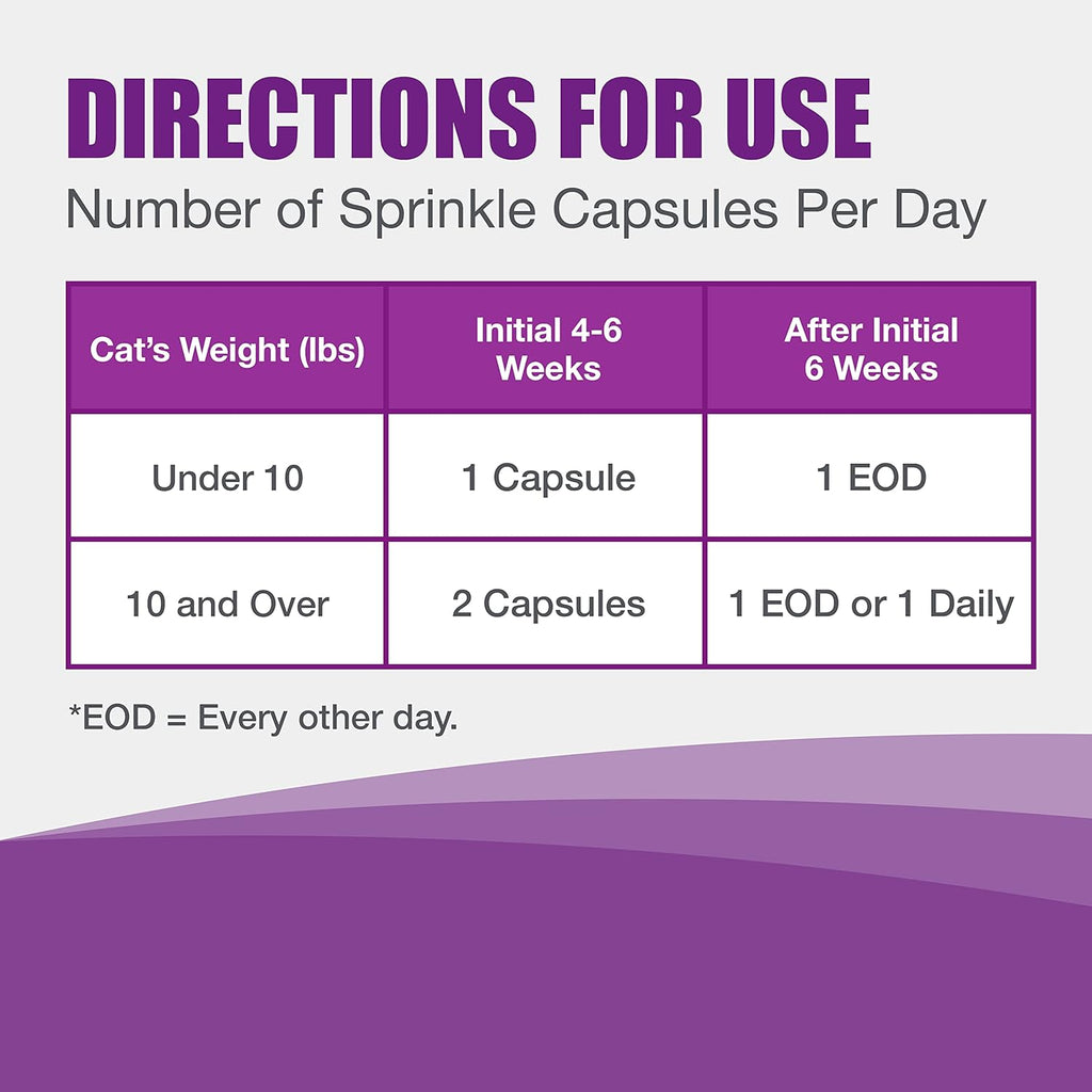 Dasuquin Joint Health Supplement for Cats - with Glucosamine, Chondroitin, ASU, Boswellia Serrata Extract, and Green Tea Extract, 84 Capsules