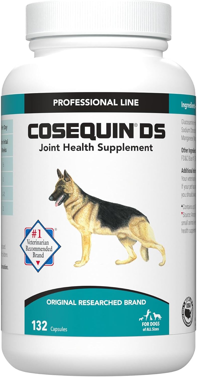 Nutramax Cosequin for Dogs Joint Health Supplement, Contains Glucosamine for Dogs, plus Chondroitin, Supports Healthy Joints, Sprinkle Capsules, 132 Count