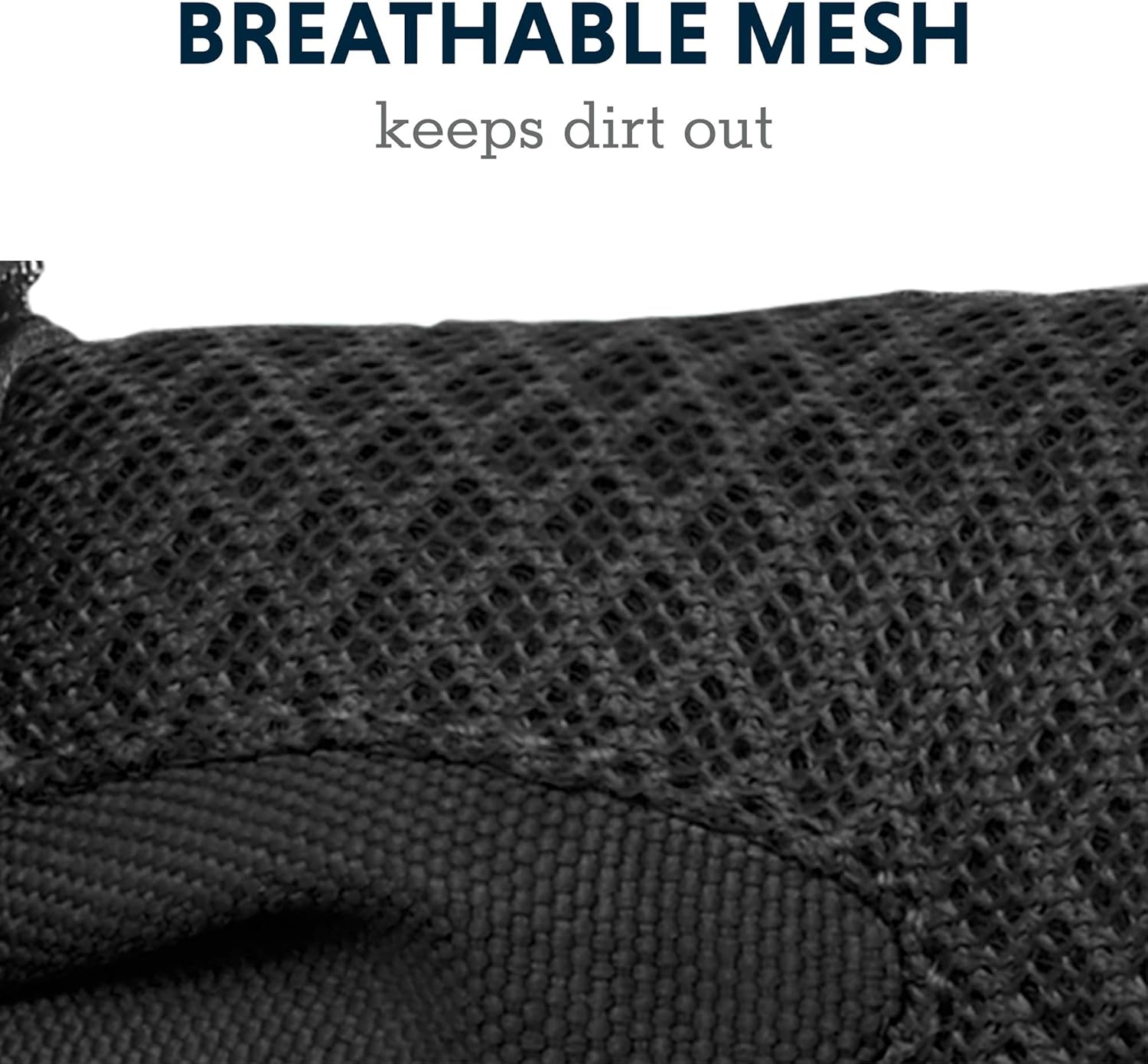 , Grip Trex Dog Shoes, Non-Slip Boots for Hot Pavement & Snow, Weatherproof Paw Protection with Breathable Mesh, Rugged Sole for Hiking, Obsidian Black, 3.00"