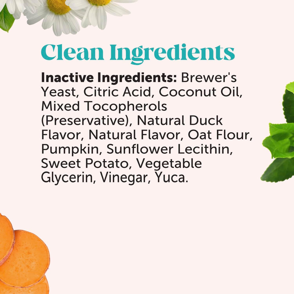 Natural Hemp Calming Chews for Dogs Maximum Strength - Hemp & Melatonin for Occasional Anxiousness - Calming Aid Supplement with Valerian Root - Stress, Separation & Thunder Support - (Duck 90 Ct)