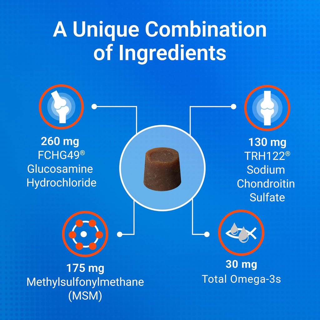 Cosequin Minis Soft Chews Maximum Strength with MSM plus Omega3, 45 Count