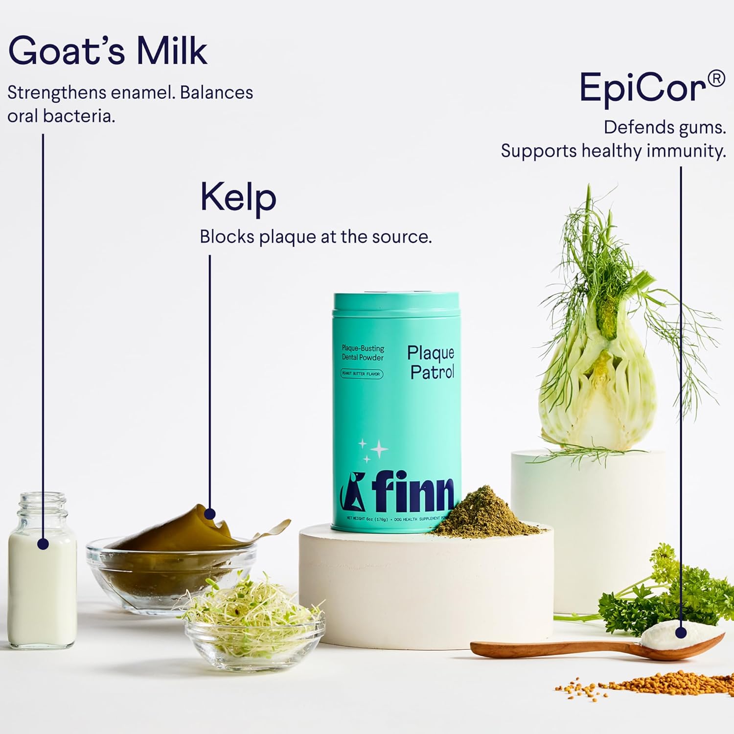 Dental Powder for Dogs | Targets Plaque, Tartar & Bad Breath