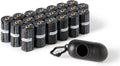 Dog Poop Bags with Dispenser, 300 Count, Enhanced for Guaranteed Leakproof, Unscented, Includes Leash Clip