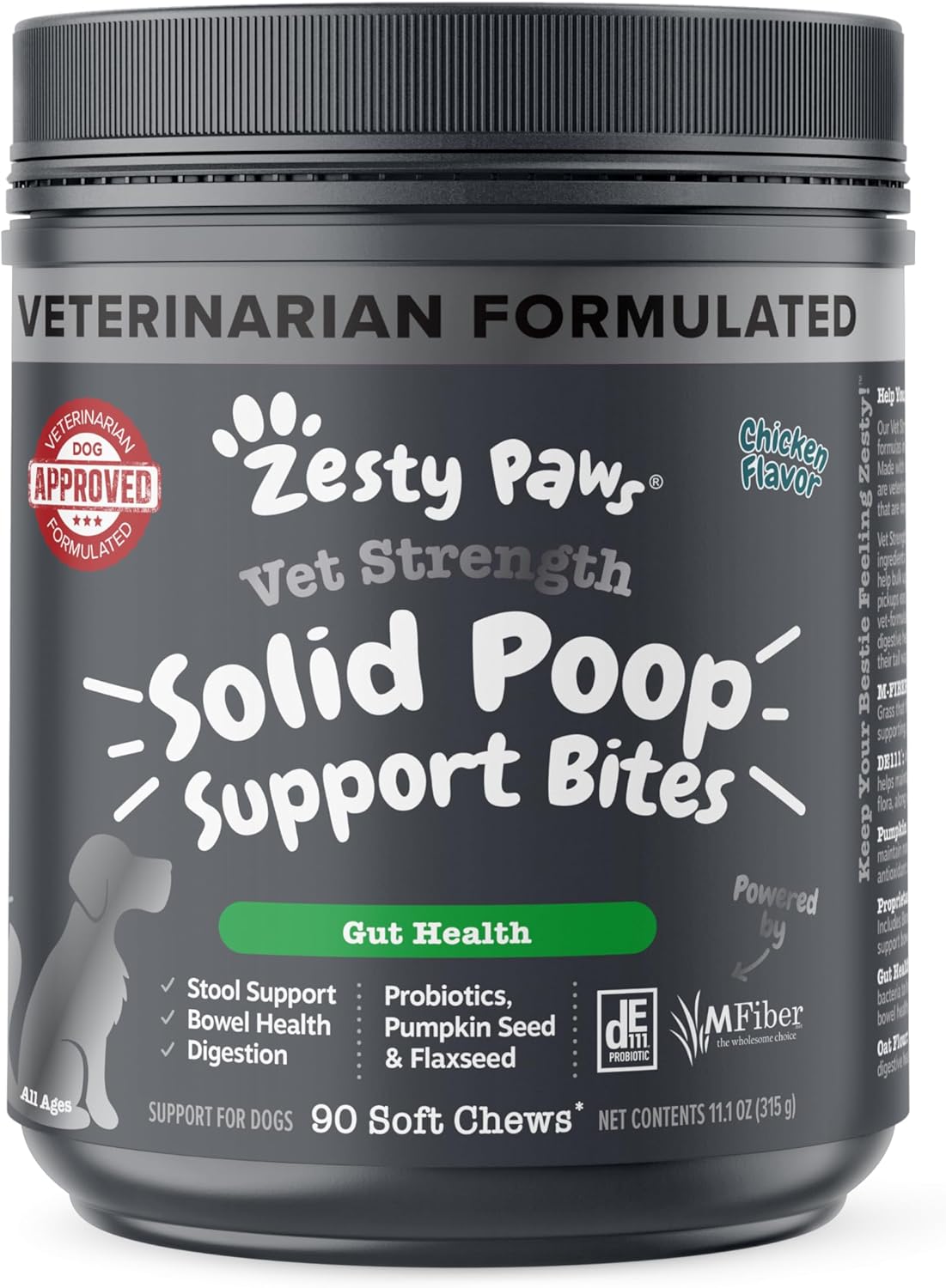 Probiotics for Dogs - Digestive Enzymes for Gut Flora, Digestive Health, Diarrhea & Bowel Support - Clinically Studied DE111 - Dog Supplement Soft Chew for Pet Immune System - Pumpkin