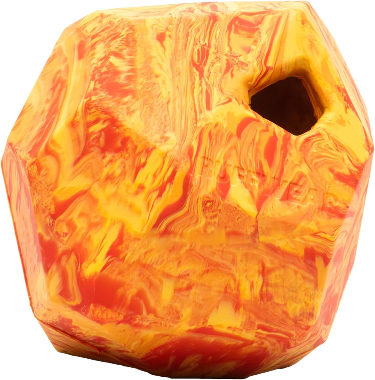 , Gnawt-A-Rock – Durable Interactive Dog Toy, Treat Dispensing, Made from Natural Latex Rubber, Perfect for Power Chewers, Glacial Blue