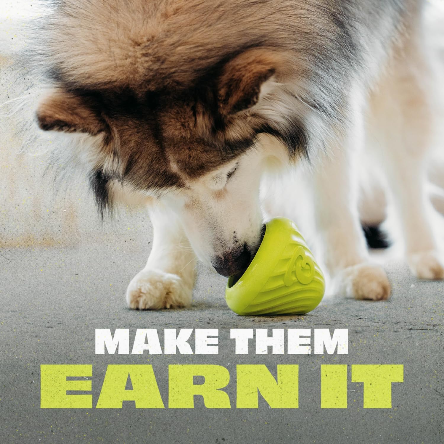 Natural Rubber Cone Interactive Enrichment Treat Dispensing Dog Toy - Slow Feeder - Great for Meals and Boredom