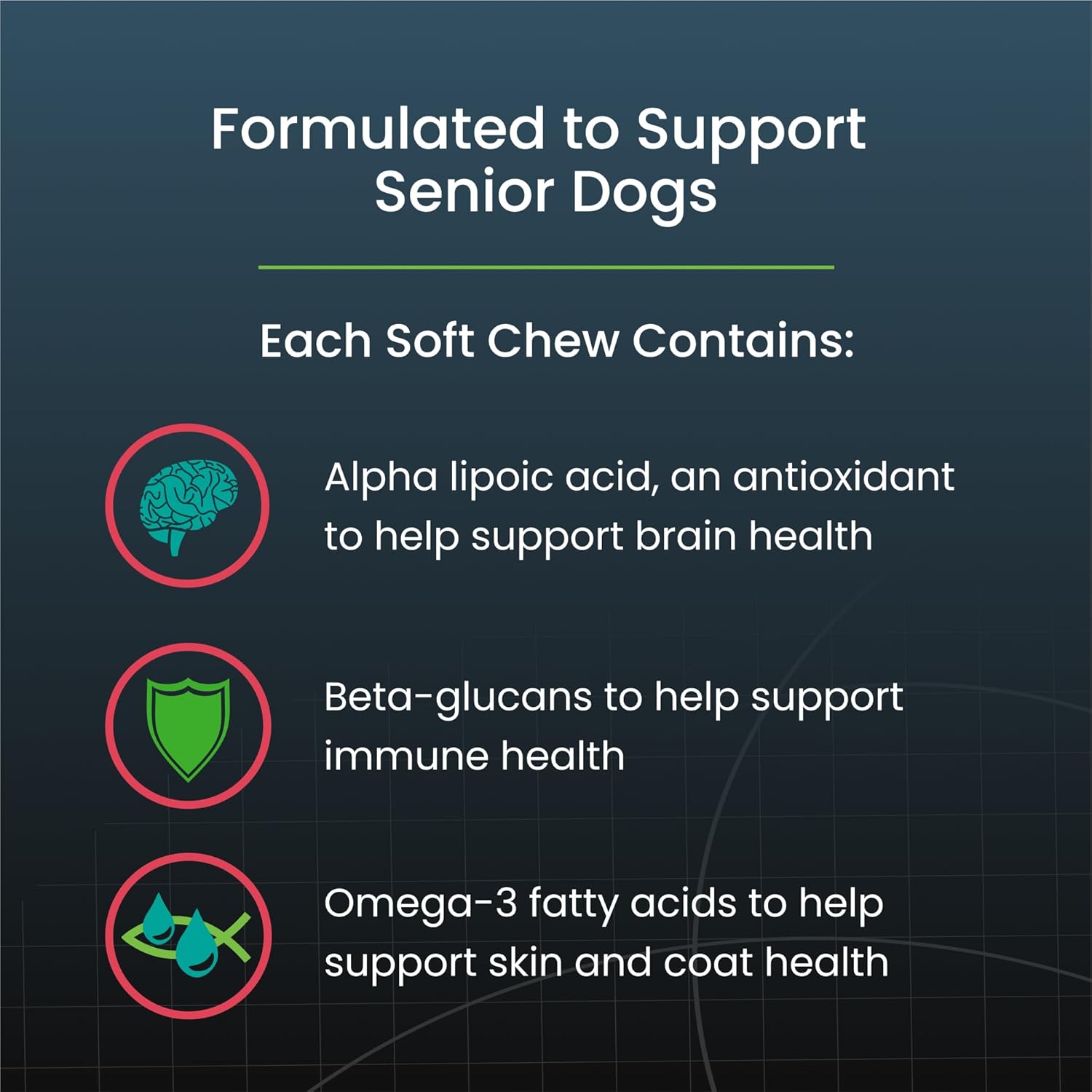 Nutramax Dasuquin Joint Health Supplement for Small to Medium Senior Dogs – for Immune Support, Skin & Coat Health, and Brain Health, 84 Soft Chews