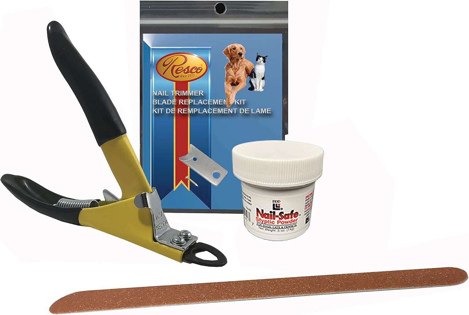 Deluxe Dog Nail Clippers, Original Pet Nail Trimmer, Made in USA, Large, Yellow