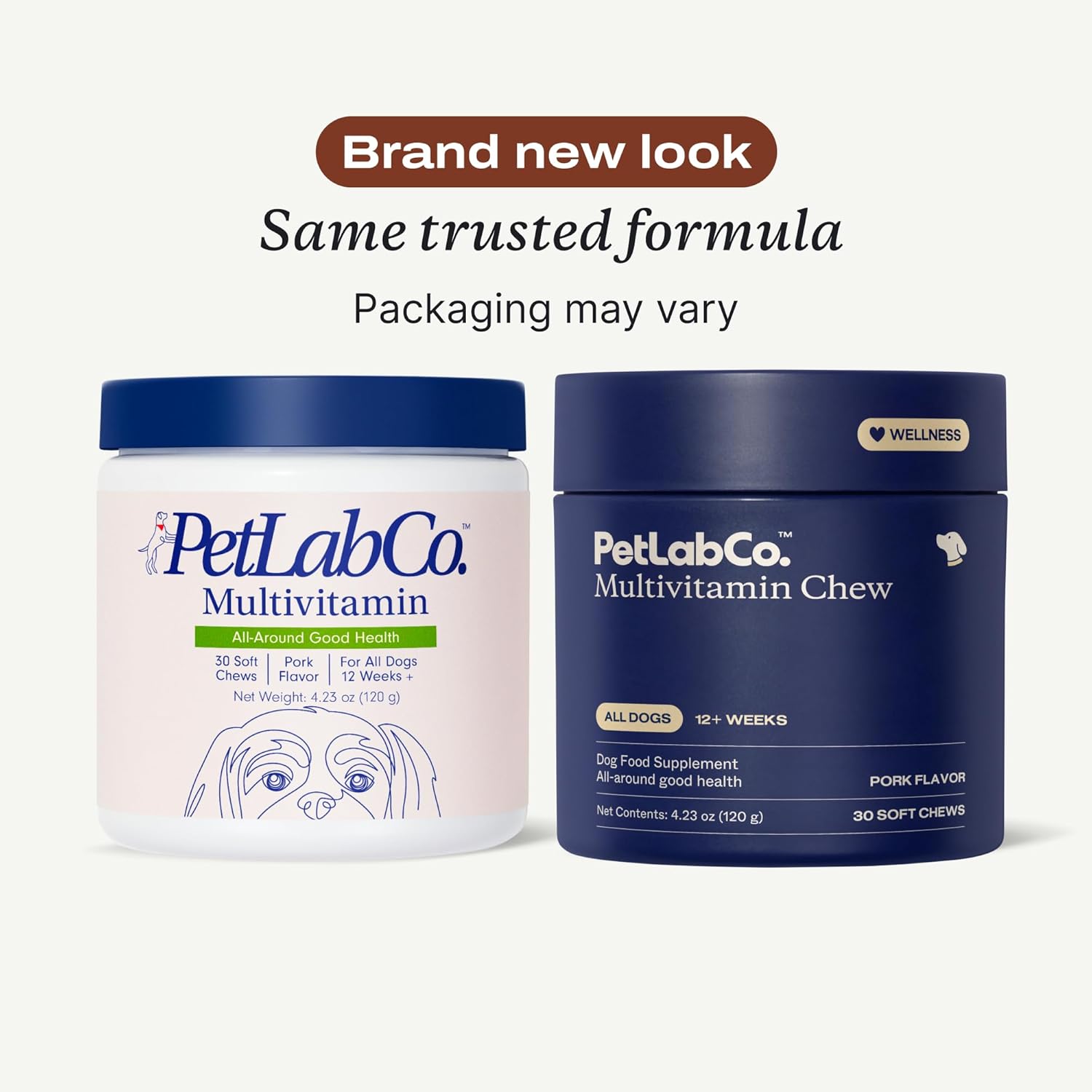 22 in 1 Dog Multivitamin - Support Dog'S Immune Response, Skin, Coat, Joints & Overall Health - Vitamins A, E, D, B12, Minerals, Antioxidants - Chewable Pork Flavor