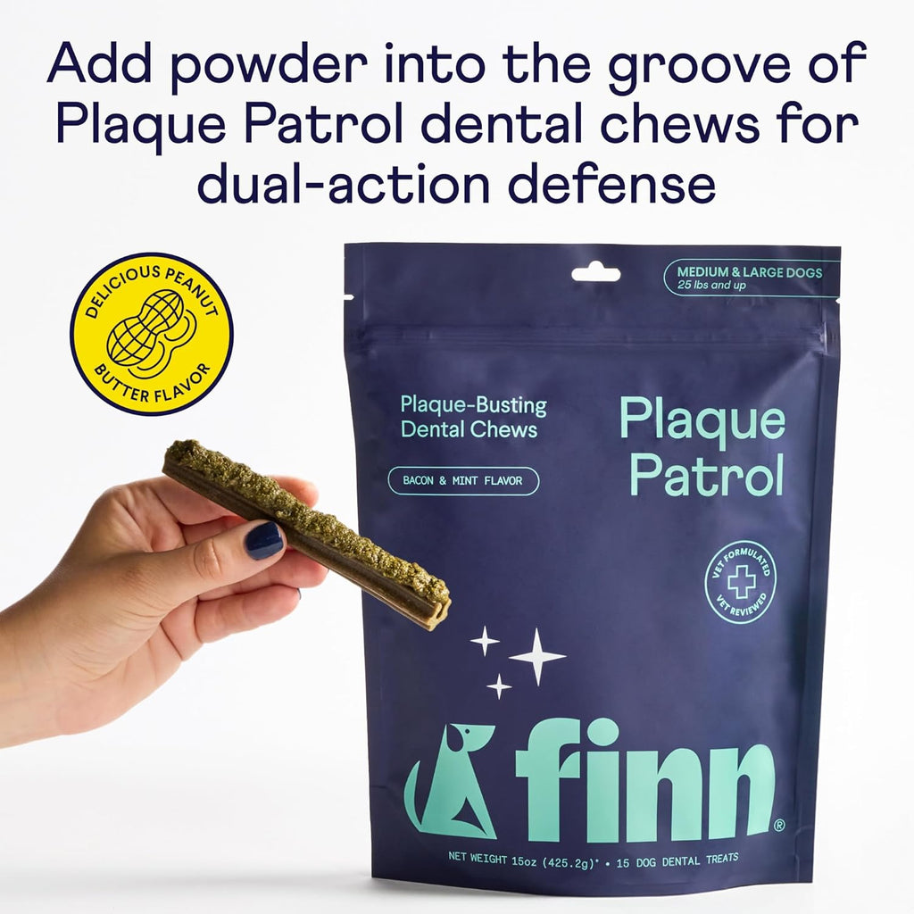 Dental Powder for Dogs | Targets Plaque, Tartar & Bad Breath