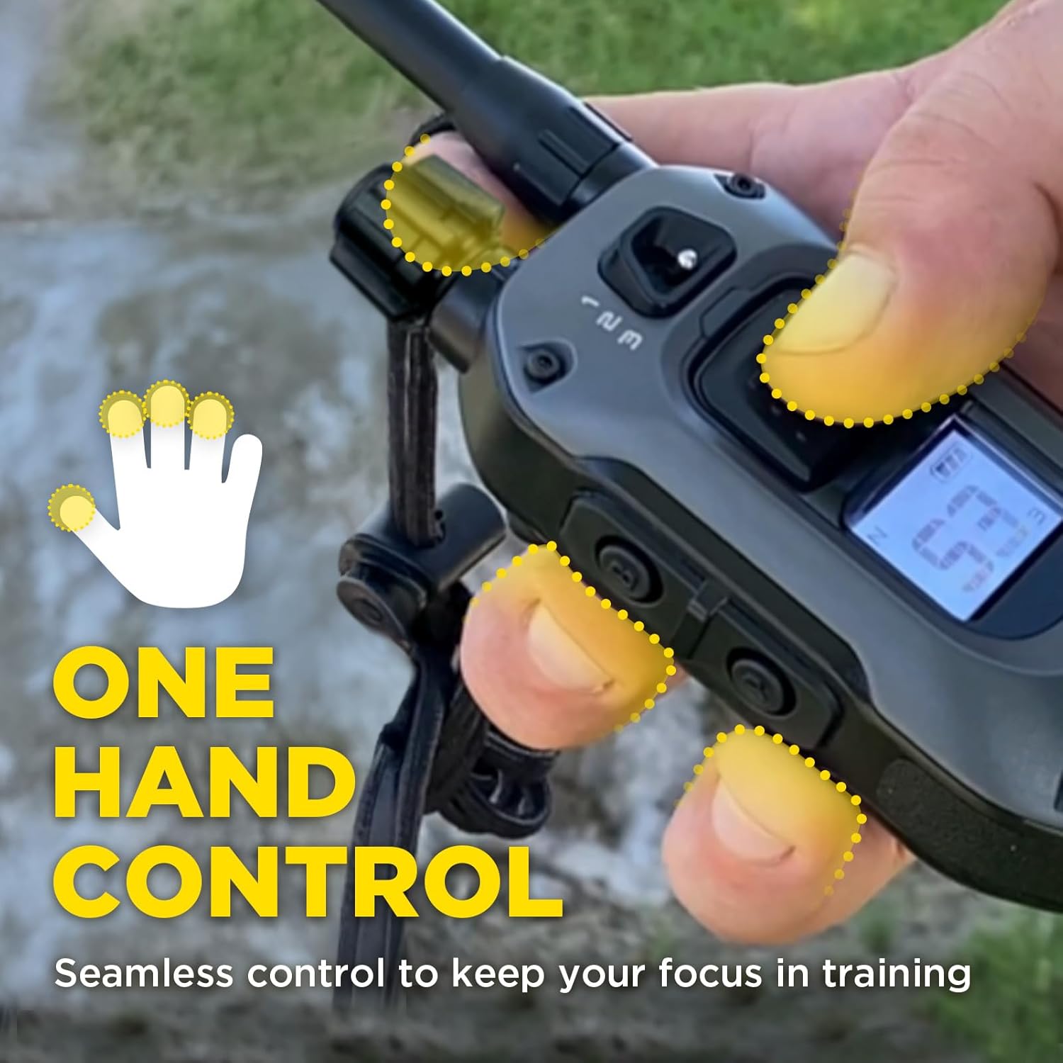 280X E-Collar with Remote [New Edition] 10 Lbs+, 1/2 Mile Range, LED Light, 100 Levels of Precise Control for Stubborn Dogs, Waterproof, Boost for Quick Recall, Vibration, Safety Lock & Tone