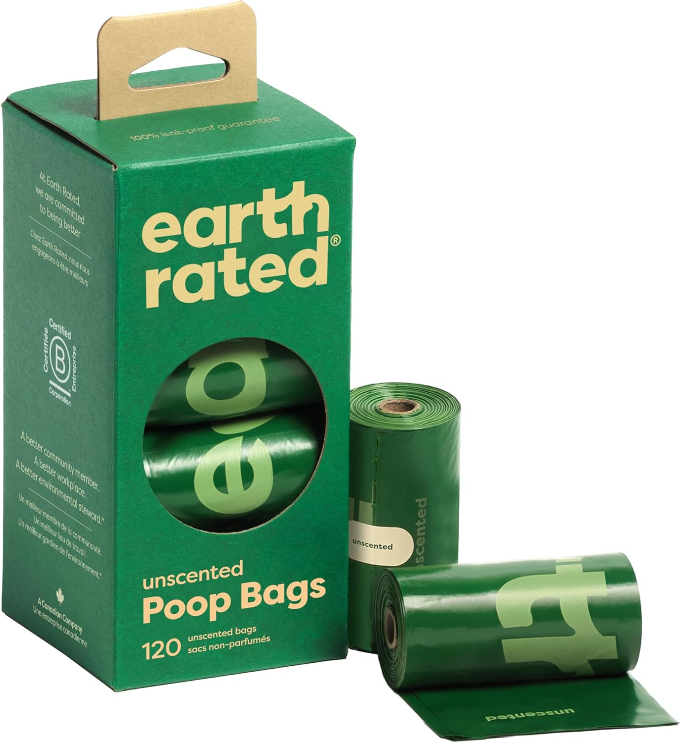 Poop Bags for Dogs, Guaranteed Leak Proof and Extra Thick Waste Bag Refill Rolls, Unscented, 270 Bags