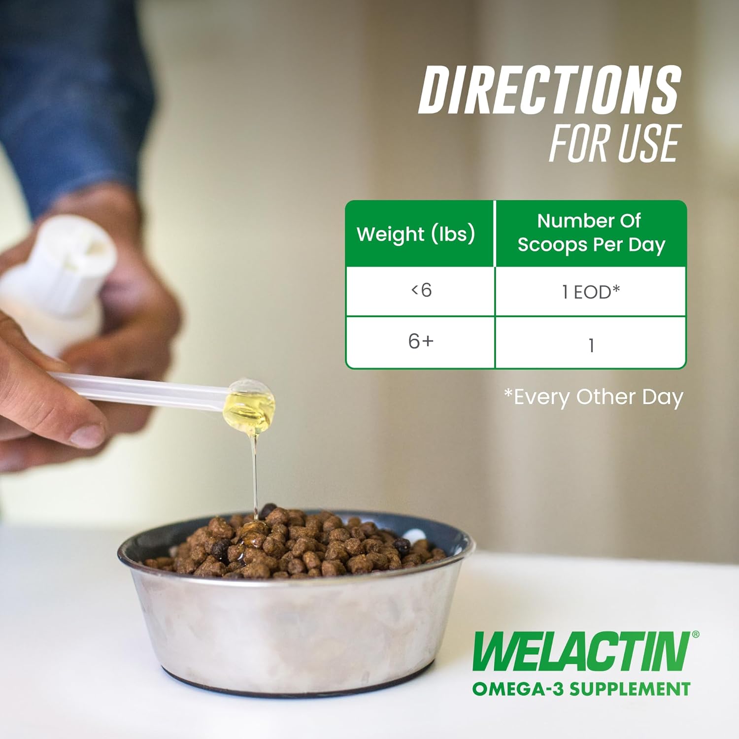 Welactin Omega-3 Skin and Coat Support, Liquid, 4 Oz, Green