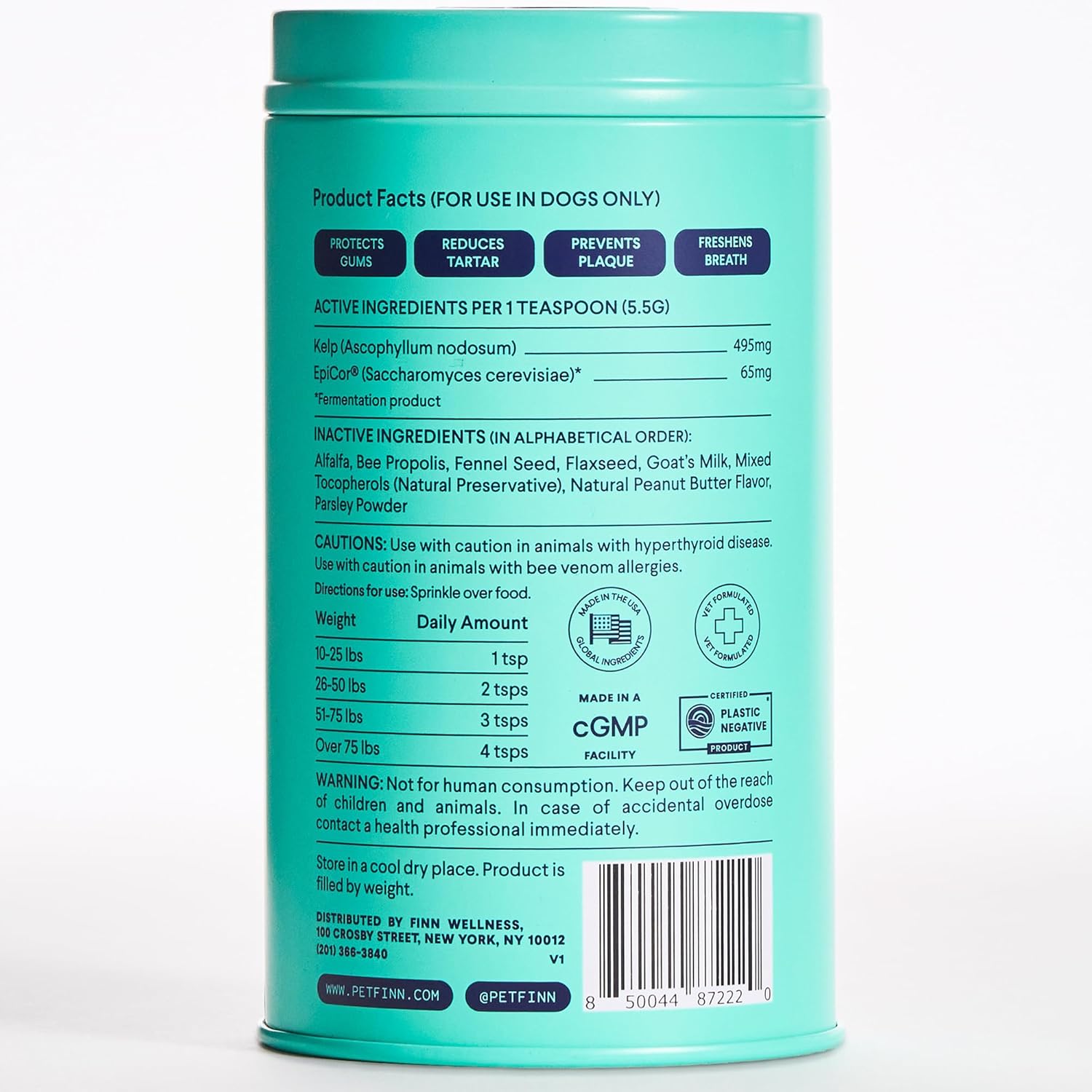 Dental Powder for Dogs | Targets Plaque, Tartar & Bad Breath