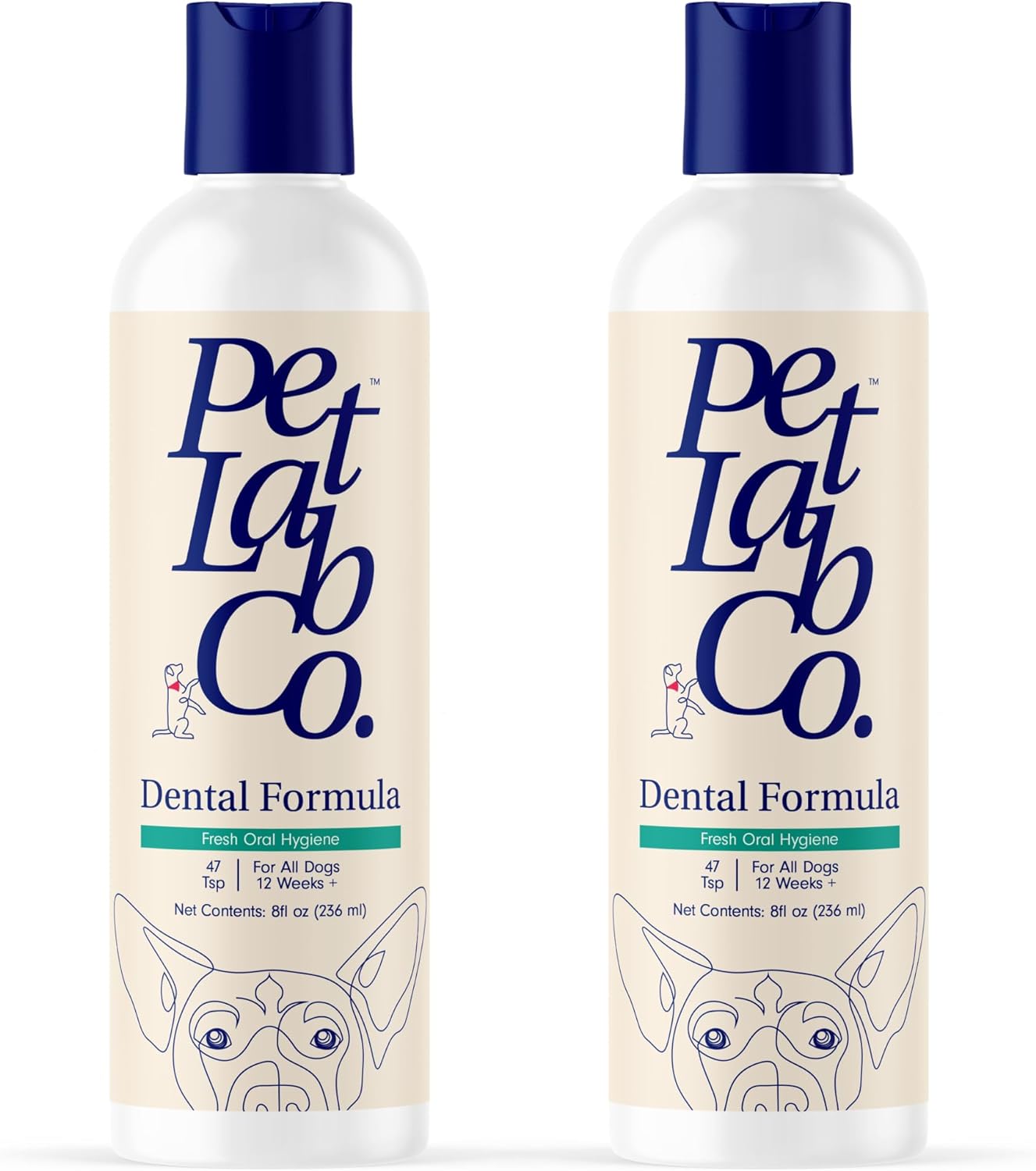 Cat and Dog Dental Formula, Keep Dog Breath Fresh and Teeth Clean, Supports Gum Health - Water Additive Dental Care Targets Tartar - Packaging May Vary