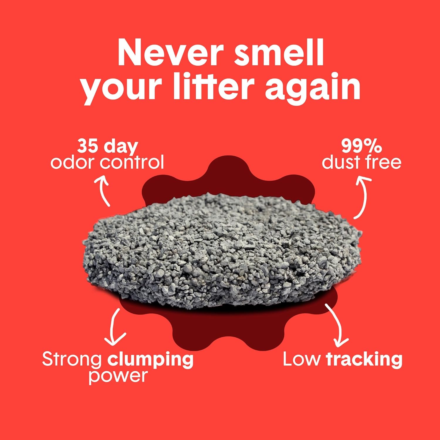 Boxie Extra Strength 35 Day Odor Control Clumping Clay Cat & Kitty Litter 40Lb, 99.9% Dust-Free, Probiotic Formula, Long-Lasting, Veterinarian Approved, Easy Scooping for Multi-Cat Homes