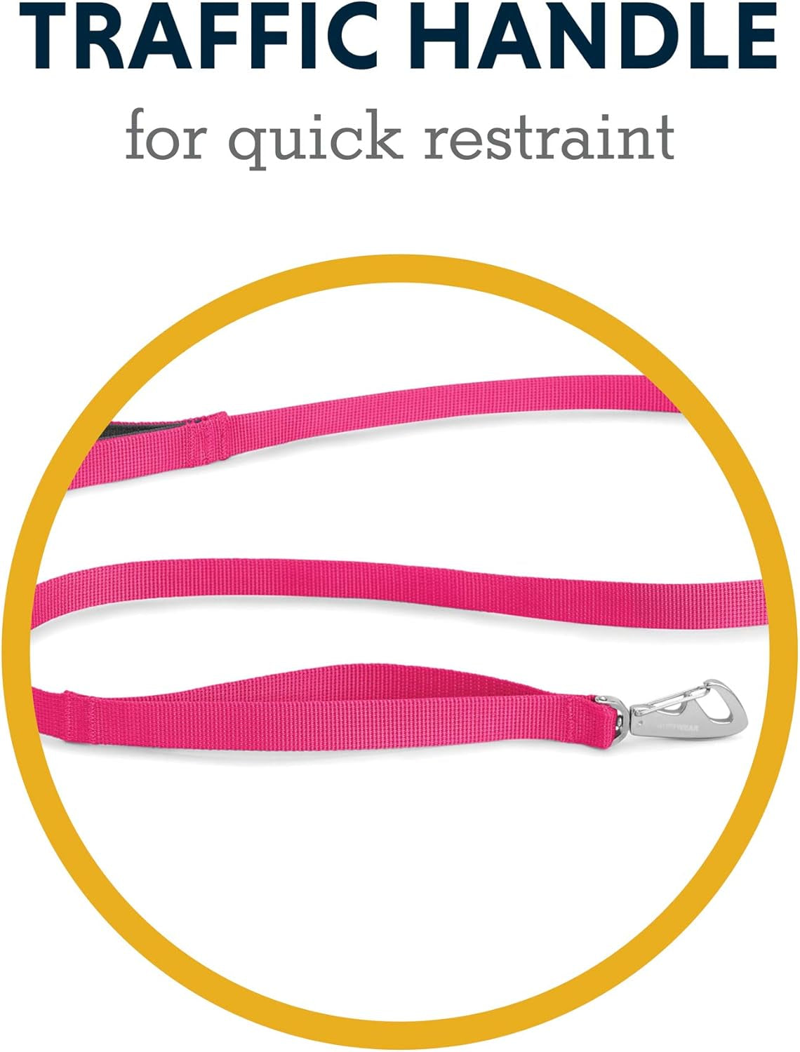 , Front Range Dog Leash, 5 Ft Lead with Padded Handle for Everyday Walking, Wildflower