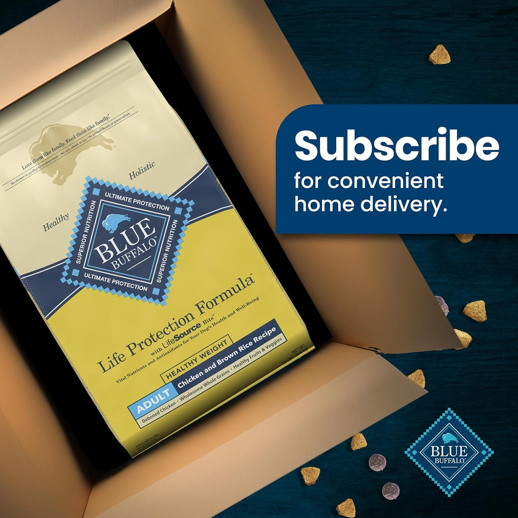 Life Protection Formula Natural Adult Healthy Weight Dry Dog Food, Chicken and Brown Rice 15-Lb