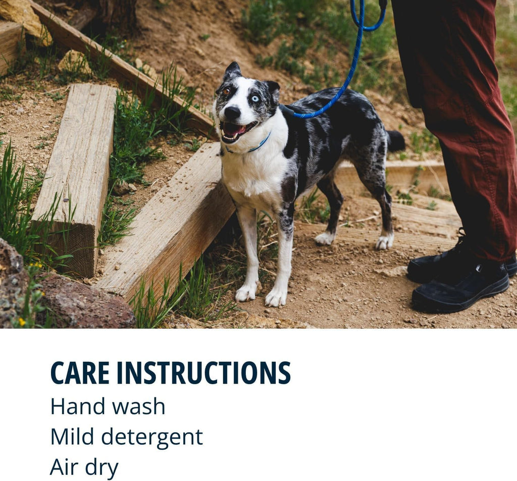 , Knot‑A‑Leash, Climbing‑Inspired Rope Leash, 5 Ft Reflective Rope, Secure Auto‑Locking Swivel Carabiner, Tubular Handle, Accessory Loop for Pick‑Up Bags, Moss Green, Large